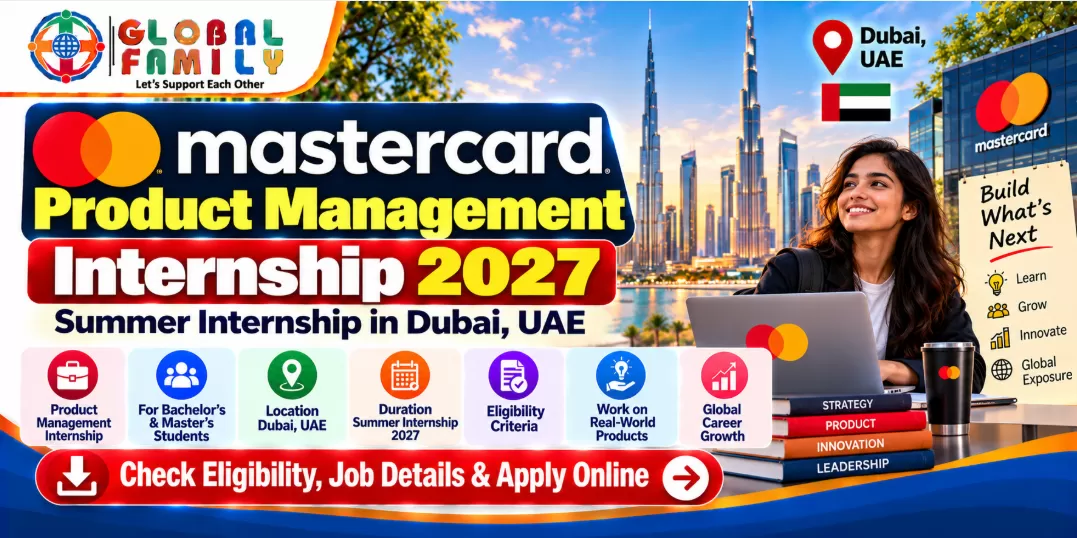 Mastercard Product Management Internship 2027: Summer Internship in Dubai, UAE