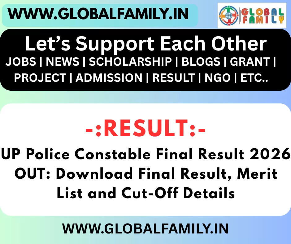UP Police Constable Final Result 2026 OUT: Download Final Result, Merit List and Cut-Off Details